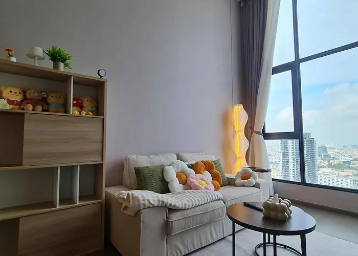 New Ultra Highend Center Bkk Bts 4min Walk Perfect For Staycation * 曼谷