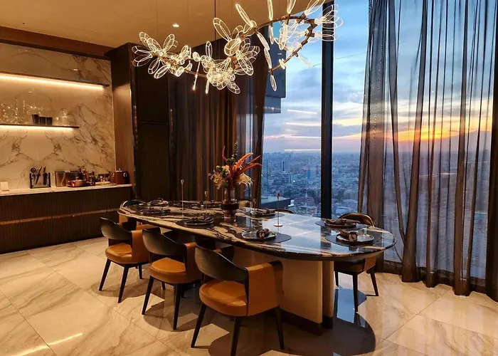 New Ultra Highend Center Bkk Bts 4min Walk Perfect For Staycation 公寓 *