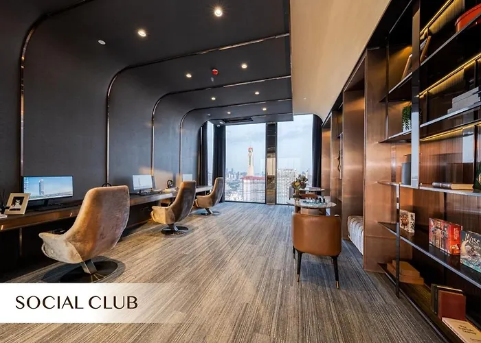 公寓 New Ultra Highend Center Bkk Bts 4min Walk Perfect For Staycation 曼谷
