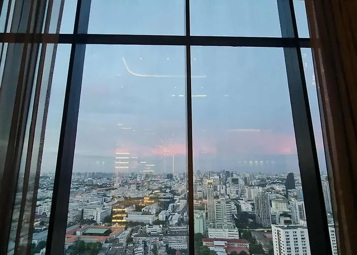 公寓 New Ultra Highend Center Bkk Bts 4min Walk Perfect For Staycation *