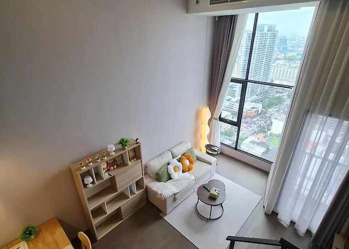 New Ultra Highend Center Bkk Bts 4min Walk Perfect For Staycation * 曼谷