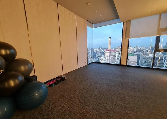 New Ultra Highend Center Bkk Bts 4min Walk Perfect For Staycation *