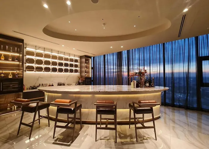 New Ultra Highend Center Bkk Bts 4min Walk Perfect For Staycation 曼谷
