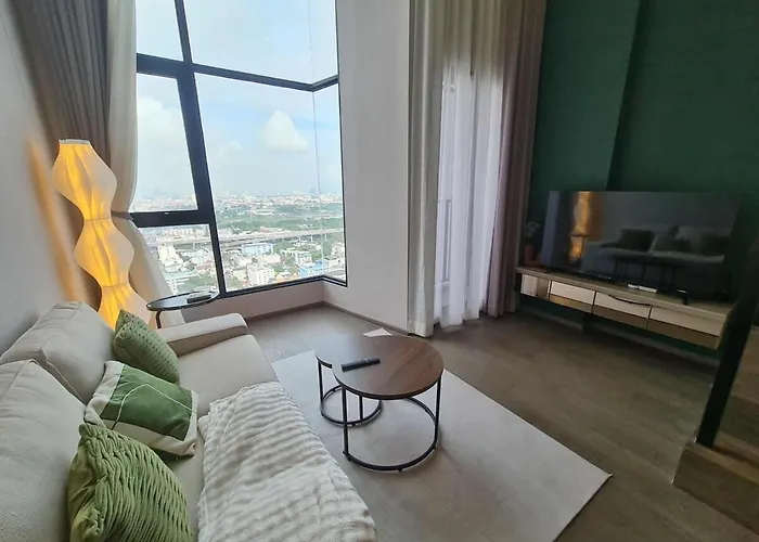 公寓 New Ultra Highend Center Bkk Bts 4min Walk Perfect For Staycation
