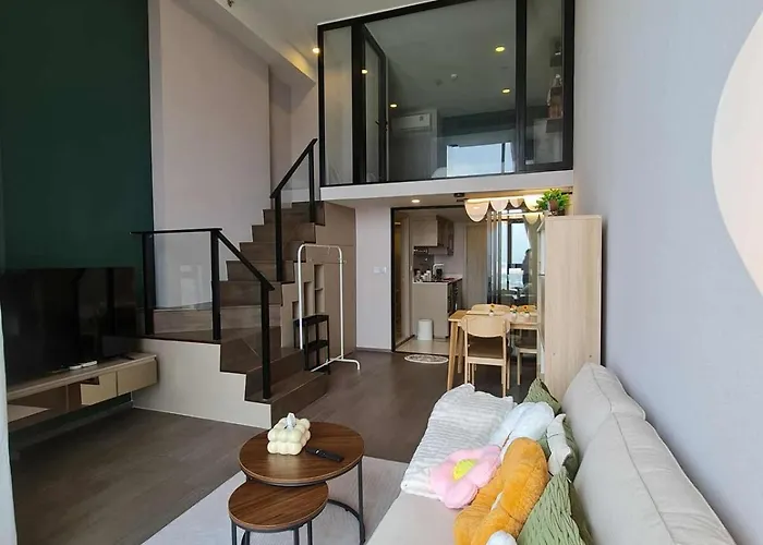 公寓 New Ultra Highend Center Bkk Bts 4min Walk Perfect For Staycation 曼谷