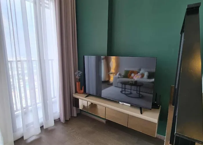 New Ultra Highend Center Bkk Bts 4min Walk Perfect For Staycation 曼谷