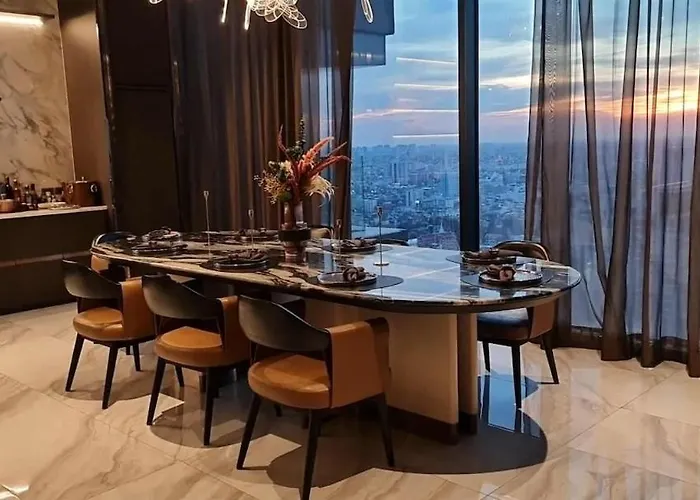New Ultra Highend Center Bkk Bts 4min Walk Perfect For Staycation 公寓 曼谷