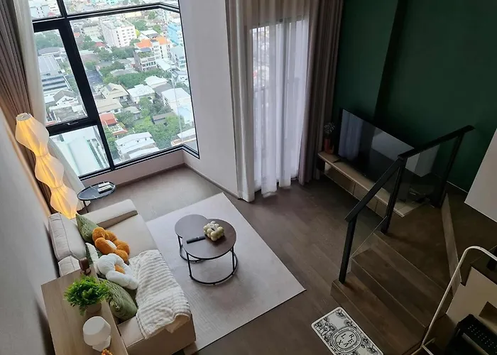 公寓 New Ultra Highend Center Bkk Bts 4min Walk Perfect For Staycation
