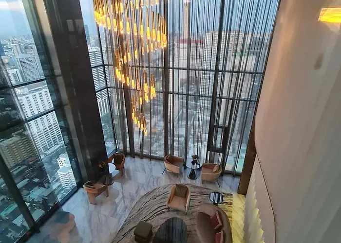 New Ultra Highend Center Bkk Bts 4min Walk Perfect For Staycation * 曼谷