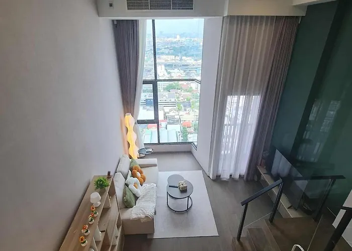公寓 New Ultra Highend Center Bkk Bts 4min Walk Perfect For Staycation
